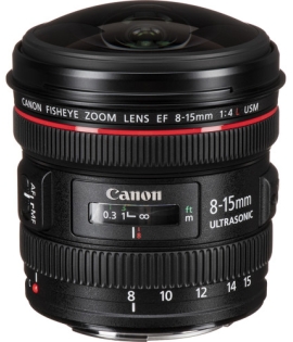 Canon EF 8-15mm f/4L Fisheye USM Lens