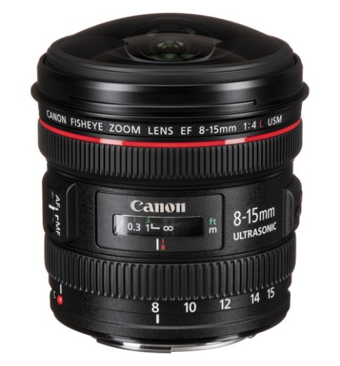 Canon EF 8-15mm f/4L Fisheye USM Lens