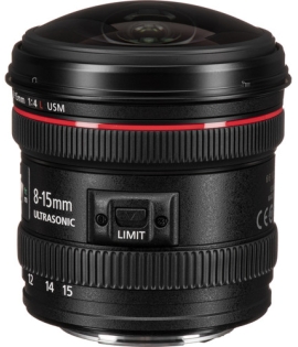 Canon EF 8-15mm f/4L Fisheye USM Lens