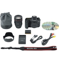 Canon EOS 6D DSLR Camera with 24-105mm f/4L Lens