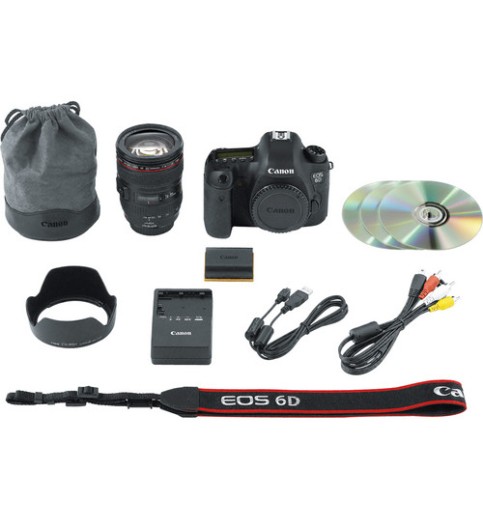 Canon EOS 6D DSLR Camera with 24-105mm f/4L Lens Canon EOS 6D DSLR Camera with 24-105mm f/4L Lens