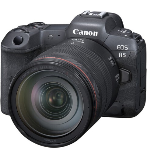 Canon EOS R5 Mirrorless Camera with 24-105mm f/4 Lens