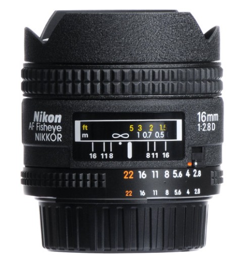 Nikon Af Fisheye-Nikkor 16mm F/2.8d Lens