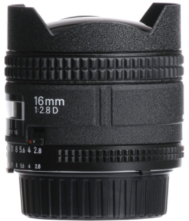 Nikon Af Fisheye-Nikkor 16mm F/2.8d Lens