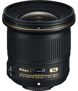 Nikon Af-S Nikkor 20mm F/1.8g Ed Lens