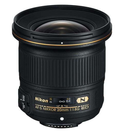 Nikon Af-S Nikkor 20mm F/1.8g Ed Lens
