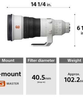 Sony FE 400mm f/2.8 GM OSS Lens