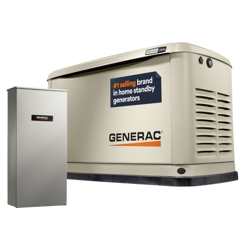 Generac Standby Generator, 14kW | With Whole House Switch | WiFi Enabled, Guardian Series