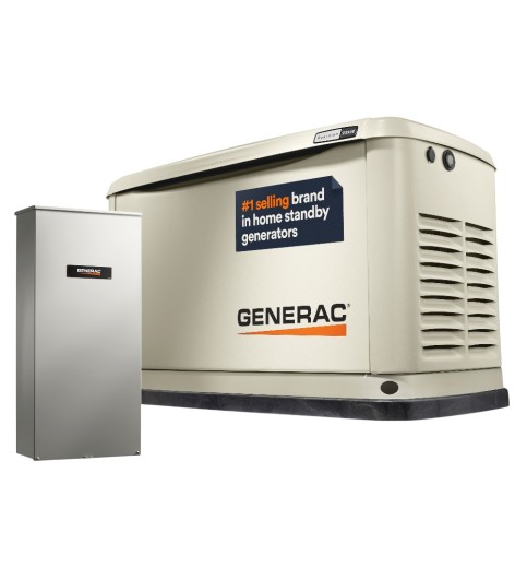 Generac Standby Generator, 22kW | With Whole House Switch | WiFi Enabled