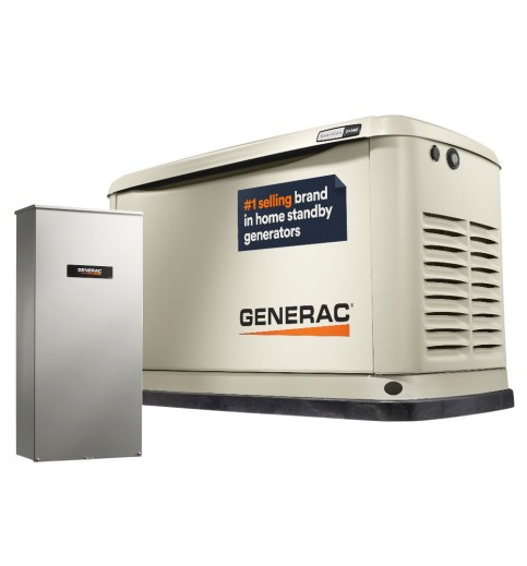 Generac Standby Generator, 24kW | With Whole House Switch | WiFi Enabled