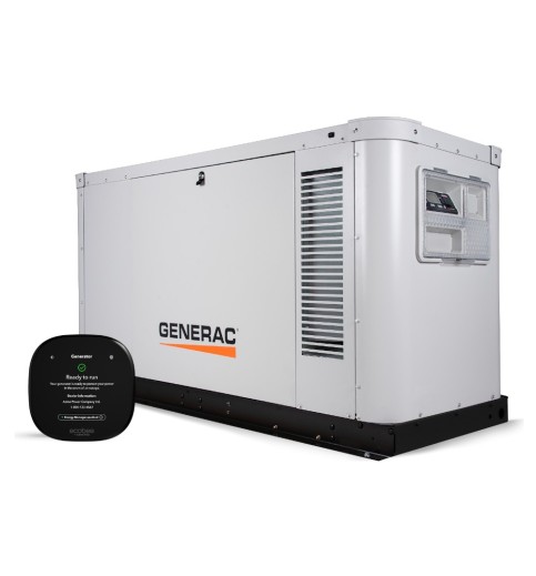 Generac Standby Generator, 48kW | With ecobee by Generac Smart Thermostat | 120/240 V 1-Phase Generac Standby Generator, 48kW | With ecobee by Generac Smart Thermostat | 120/240 V 1-Phase