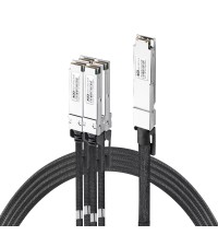 NVIDIA/Mellanox Compatible 800G Twin-port OSFP Finned Top to 4x200G QSFP112 Active Copper Splitter Cable (8x100G to 4x2x100G PAM4, 1m-5m)