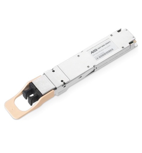 NVIDIA/Mellanox MMA4Z00-NS-FLT Compatible 800G 2xSR4/SR8 Twin-port OSFP 850nm MMF Transceiver (Broadcom DSP & VCSEL, Flat Top/RHS, Dual MPO-12/APC, 980-9I51A-00NS00)