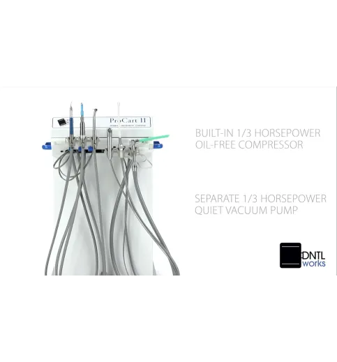 Dntlworks Procart Ii 2200 Dental Mobile Treatment Console