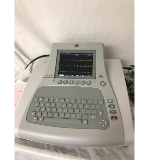 Ge Mac 3500 Resting Electrocardiograph Machine