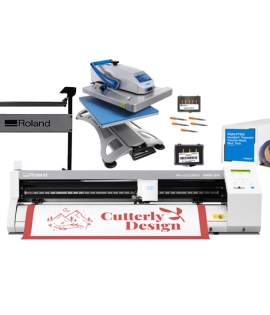GS2-24 Vinyl Cutter with Fusion IQ Heat Press and Accessories GS2-24 Vinyl Cutter with Fusion IQ Heat Press and Accessories