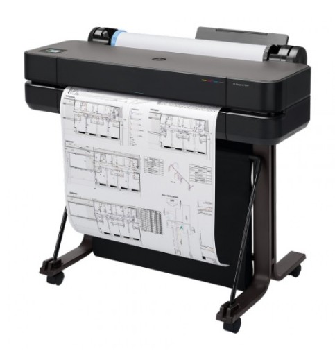 HP DesignJet T630 Large Format Wireless Plotter Printer - 24", with Mobile Printing