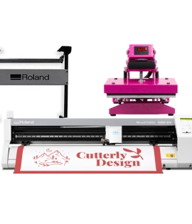 Roland GS2-24 Cutter with Craft Heat Press Roland GS2-24 Cutter with Craft Heat Press
