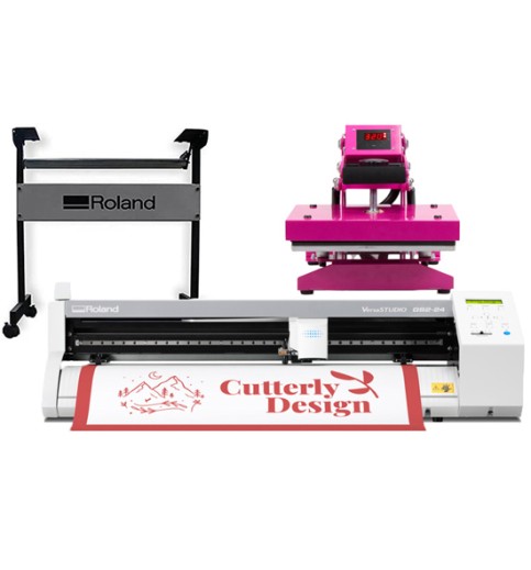 Roland GS2-24 Cutter with Craft Heat Press