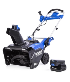 Kobalt 80-Volt Max 22-in Single-Stage Cordless Electric Snow Blower Battery Included Kobalt 80-Volt Max 22-in Single-Stage Cordless Electric Snow Blower Battery Included