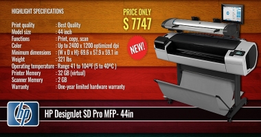 HP DesignJet SD Pro MFP- 44in