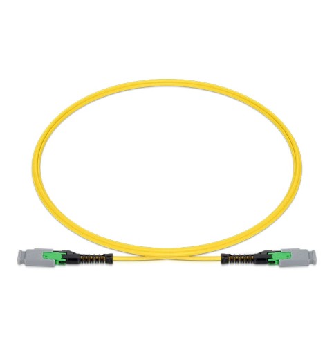 MMC Jumper, MMC-16 APC (Male) to MMC-16 APC (Male), 16 Fibers, Single Mode (OS2), Trunk Polarity, OFNP, 2.5mm, Max IL ≤ 0.35dB, Yellow MMC Jumper, MMC-16 APC (Male) to MMC-16 APC (Male), 16 Fibers, Single Mode (OS2), Trunk Polarity, OFNP, 2.5mm, Max IL ≤ 0.35dB, Yellow