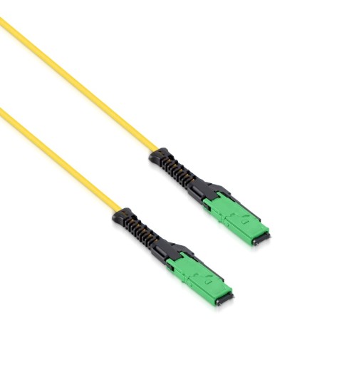 MMC Jumper, MMC-16 APC (Male) to MMC-16 APC (Male), 16 Fibers, Single Mode (OS2), Trunk Polarity, OFNP, 2.5mm, Max IL ≤ 0.35dB, Yellow MMC Jumper, MMC-16 APC (Male) to MMC-16 APC (Male), 16 Fibers, Single Mode (OS2), Trunk Polarity, OFNP, 2.5mm, Max IL ≤ 0.35dB, Yellow
