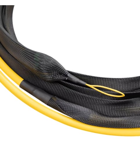 Pre-terminated MPO Trunk Cable, 192 Fibers, 16 x MPO-12 APC (Male) to 16 x MPO-12 APC (Male) Single Mode (OS2) Type B, LSZH, 0.35dB Max, Breakout 80cm, Double Jacket, Yellow