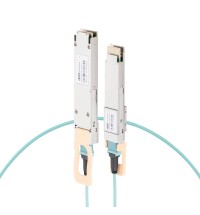 Compatible 400G AOC OSFP RHS/Flat Top 4x100G PAM4 to QSFP-DD 8x50G PAM4 Active Optical Cable