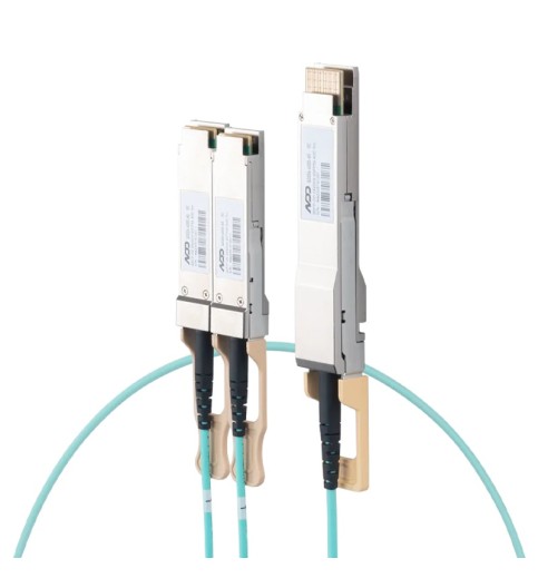 Compatible 400G AOC QSFP-DD 8x50G PAM4 to 2x200G QSFP56 4x50G PAM4 Active Optical Breakout Cable Compatible 400G AOC QSFP-DD 8x50G PAM4 to 2x200G QSFP56 4x50G PAM4 Active Optical Breakout Cable
