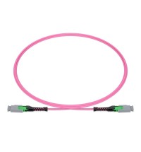 MMC Jumper, MMC-16 APC (Male) to MMC-16 APC (Male), 16 Fibers, Multimode (OM4), Trunk Polarity, OFNP, 2.5mm, Max IL ≤ 0.35dB, Magenta
