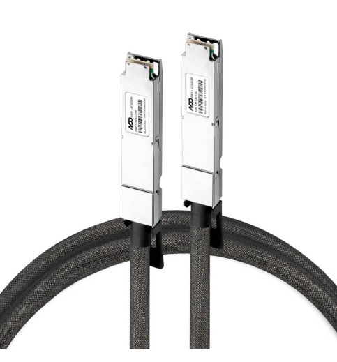 NVIDIA/Mellanox Compatible 1.6T DAC OSFP224 IHS/Closed Finned Top 8x200G PAM4 to OSFP224 IHS/Closed Finned Top 8x200G PAM4 InfiniBand XDR Passive Direct Attach Copper Cable